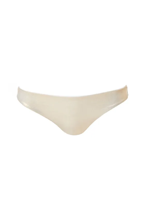 Look 21 Bottom Seamless Bandeau Bikini Gold made by Melissa Odabash