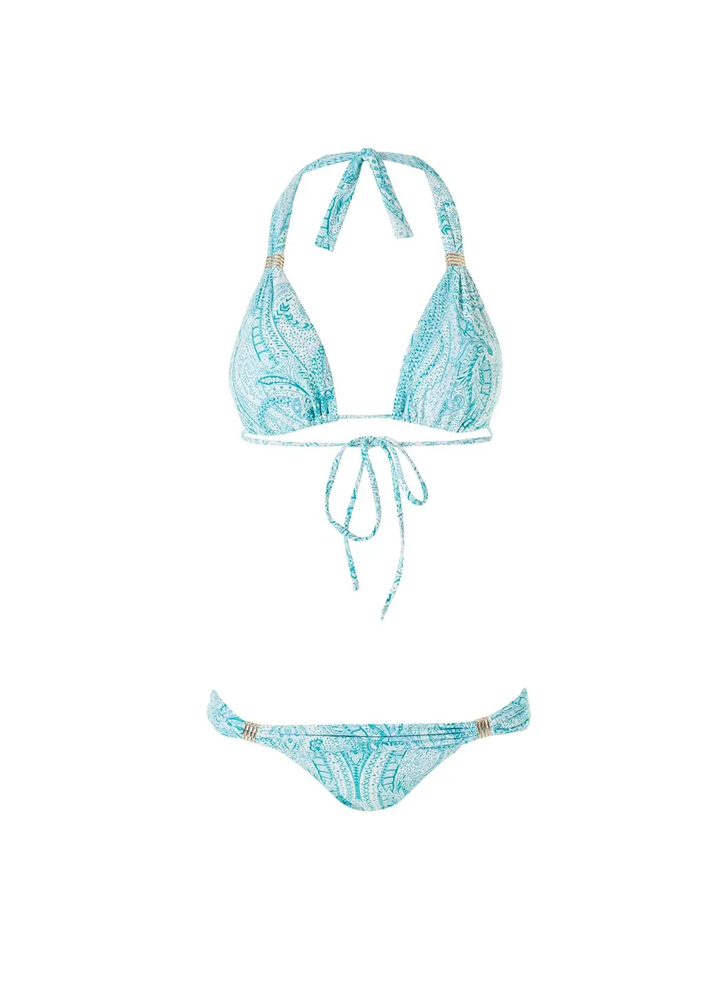 Exclusive Grenada Paisley Adjustable Halterneck Bikini sold by Melissa Odabash