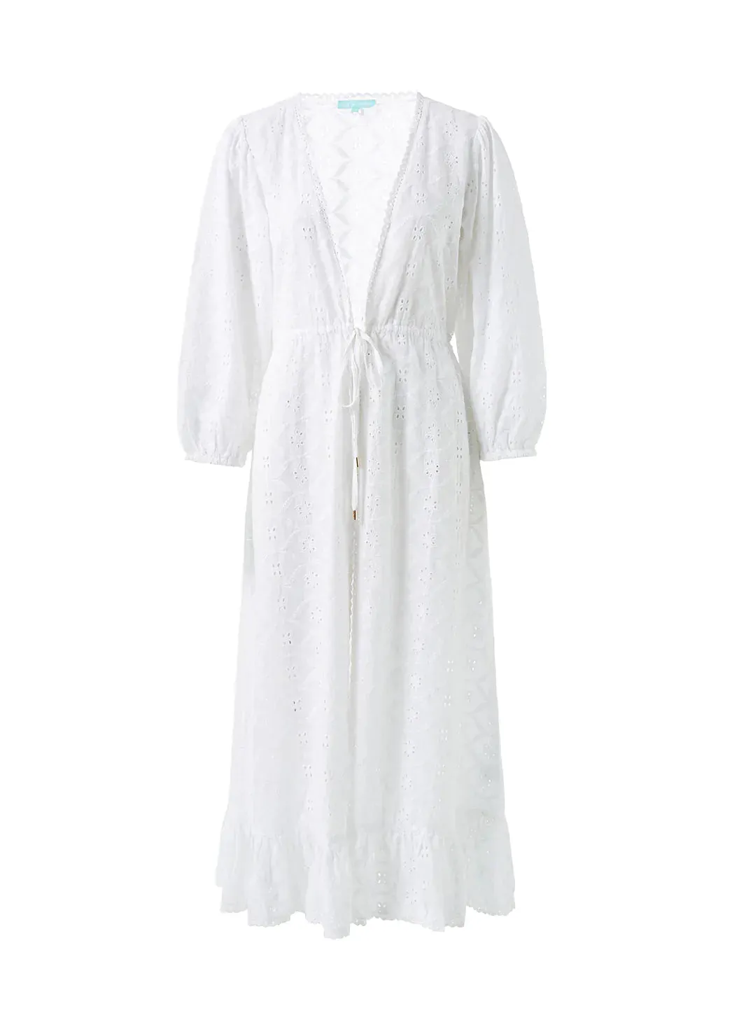 Avery White Diamond Kaftan sold by Melissa Odabash