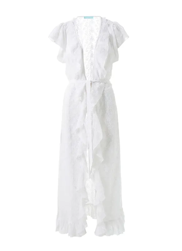 Brianna White Kaftan made by Melissa Odabash