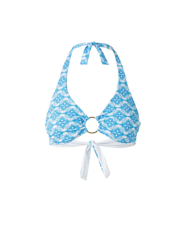 Brussels Diamond Bikini Top sold by Melissa Odabash