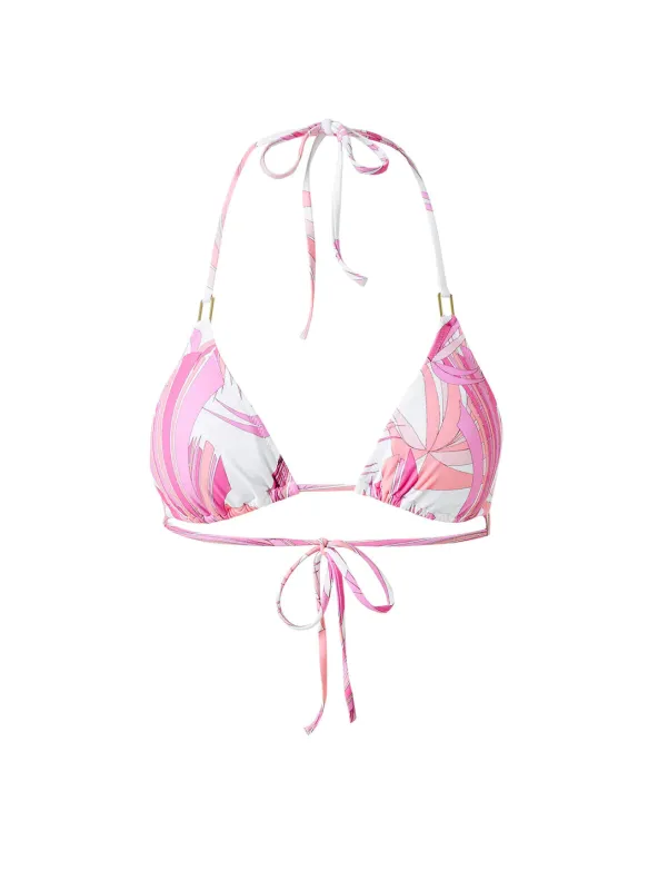 Cancun Orchid Bikini Top made by Melissa Odabash