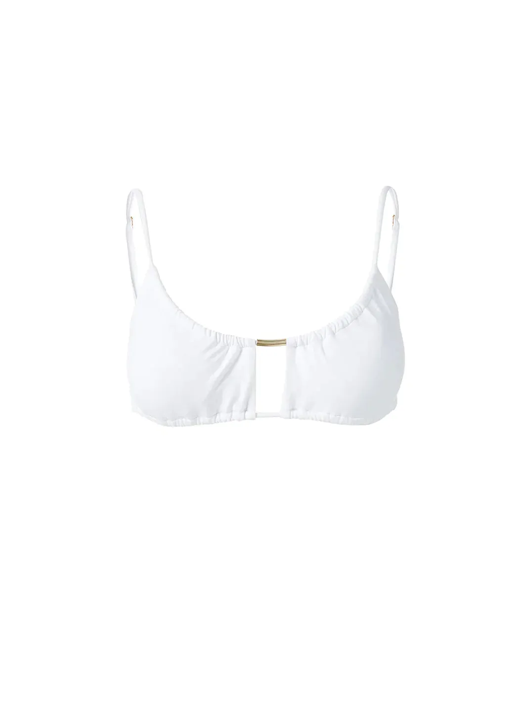 France White Bikini Top sold by Melissa Odabash