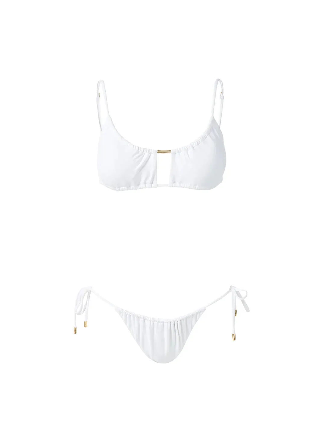 France White Bikini Bottom sold by Melissa Odabash product image thumbnail 2