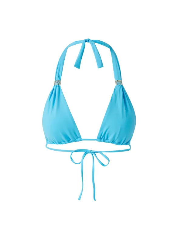 Grenada Aqua Bikini Top made by Melissa Odabash