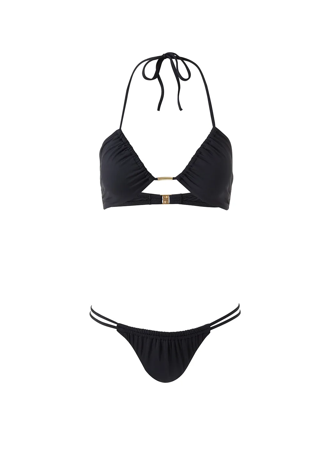 Luxor Black Bikini Bottom sold by Melissa Odabash product image thumbnail 2