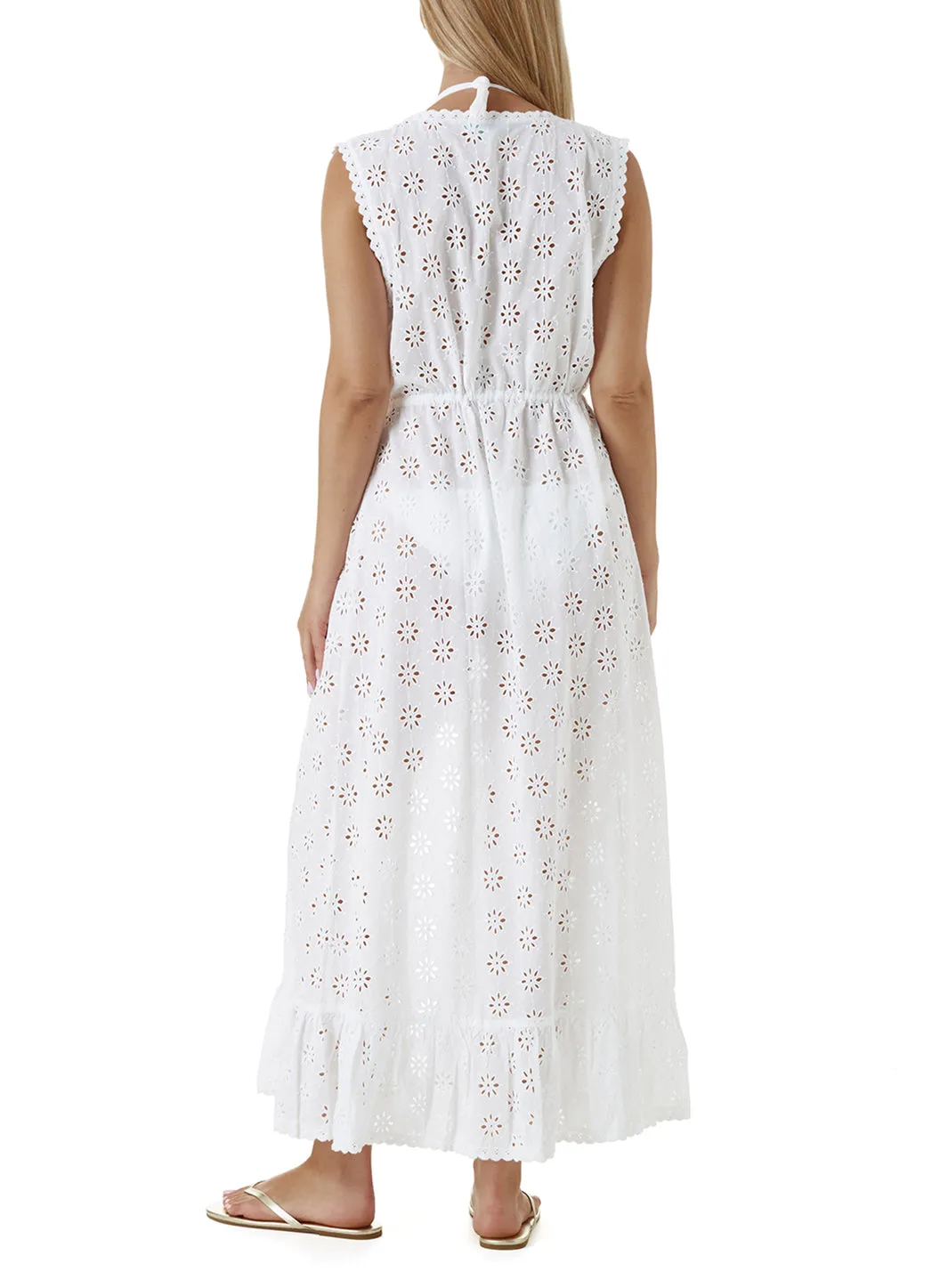 Tessa White Floral Kaftan sold by Melissa Odabash product image thumbnail 4