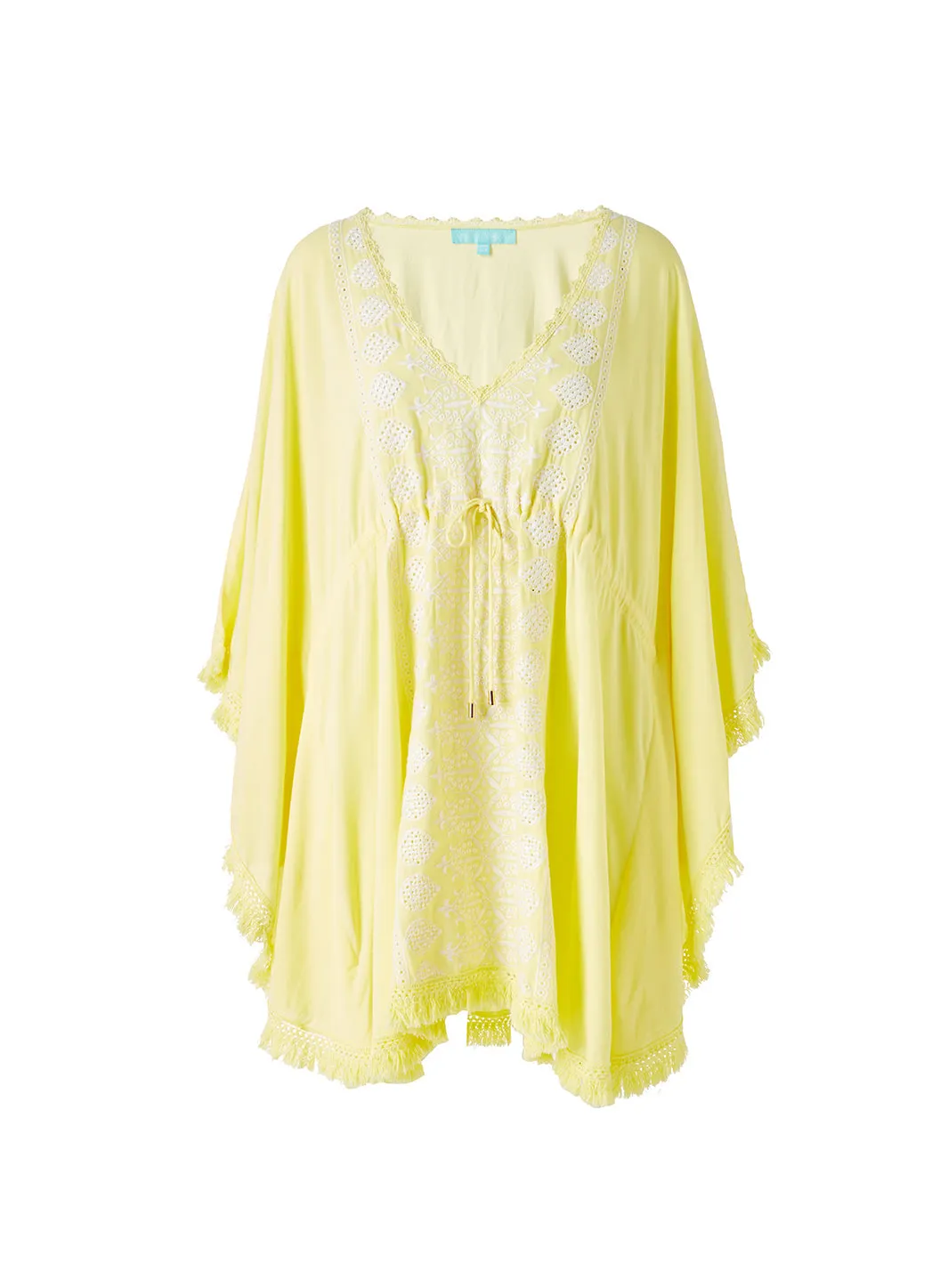 Isabelle Yellow/White Kaftan sold by Melissa Odabash