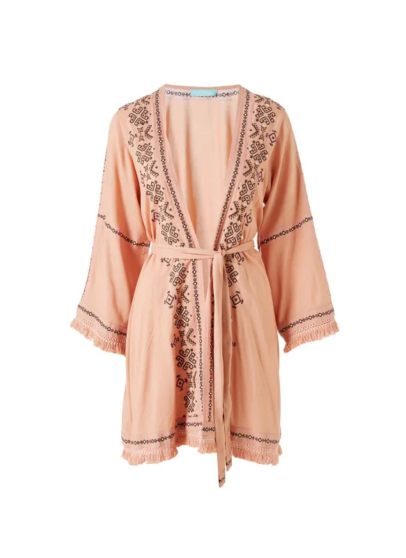 Kara Tan Kaftan made by Melissa Odabash