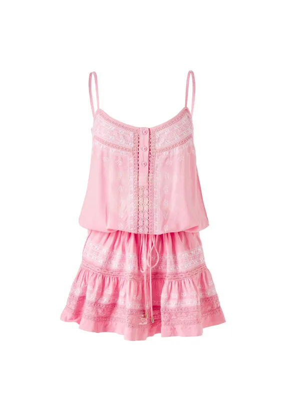 Karen Rose/White Dress made by Melissa Odabash