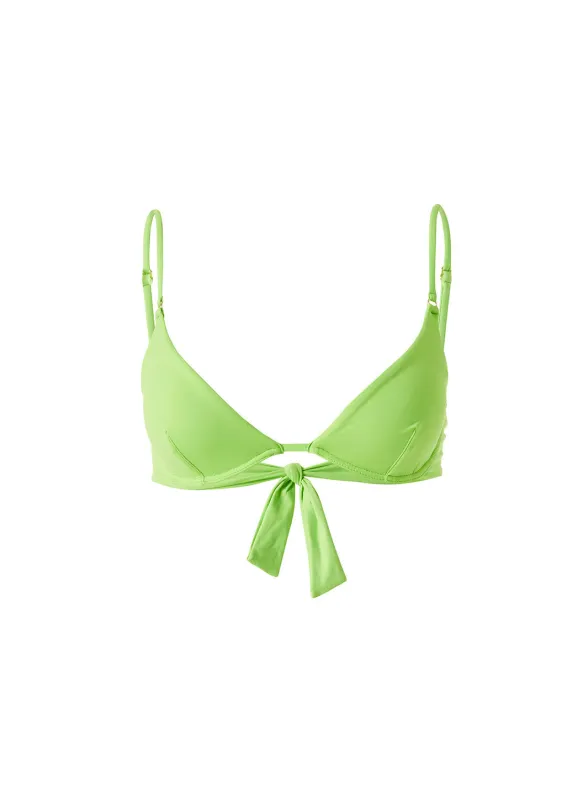Key Largo Lime Bikini Top made by Melissa Odabash