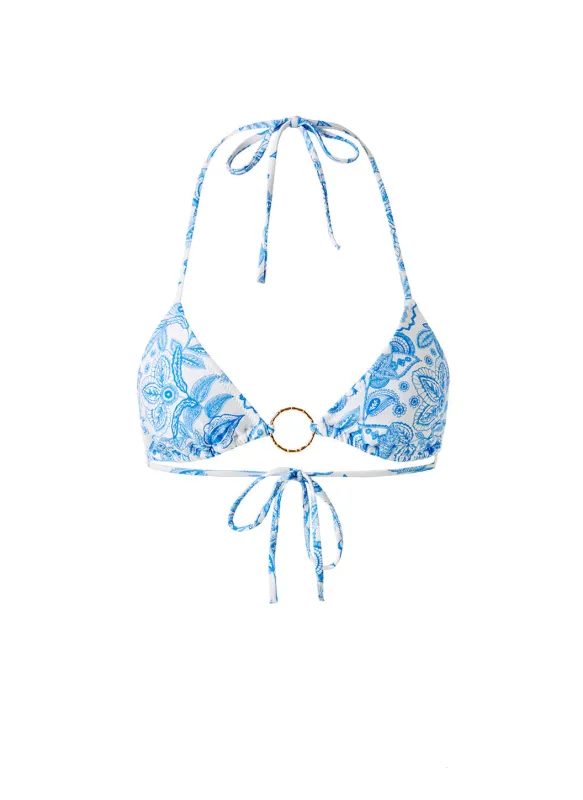 Miami Ceramic Bikini Top sold by Melissa Odabash