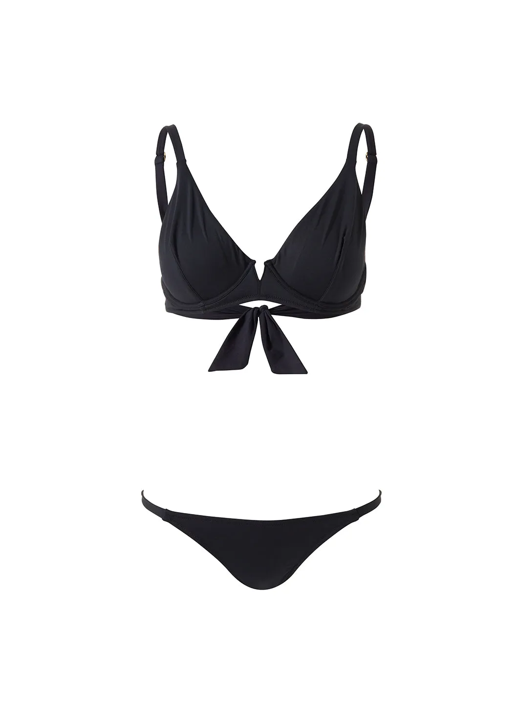 Palm Beach Black Bikini Top sold by Melissa Odabash product image thumbnail 2