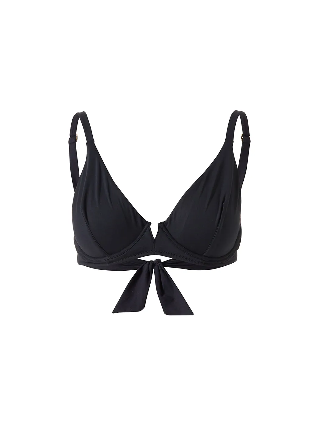 Palm Beach Black Bikini Top sold by Melissa Odabash