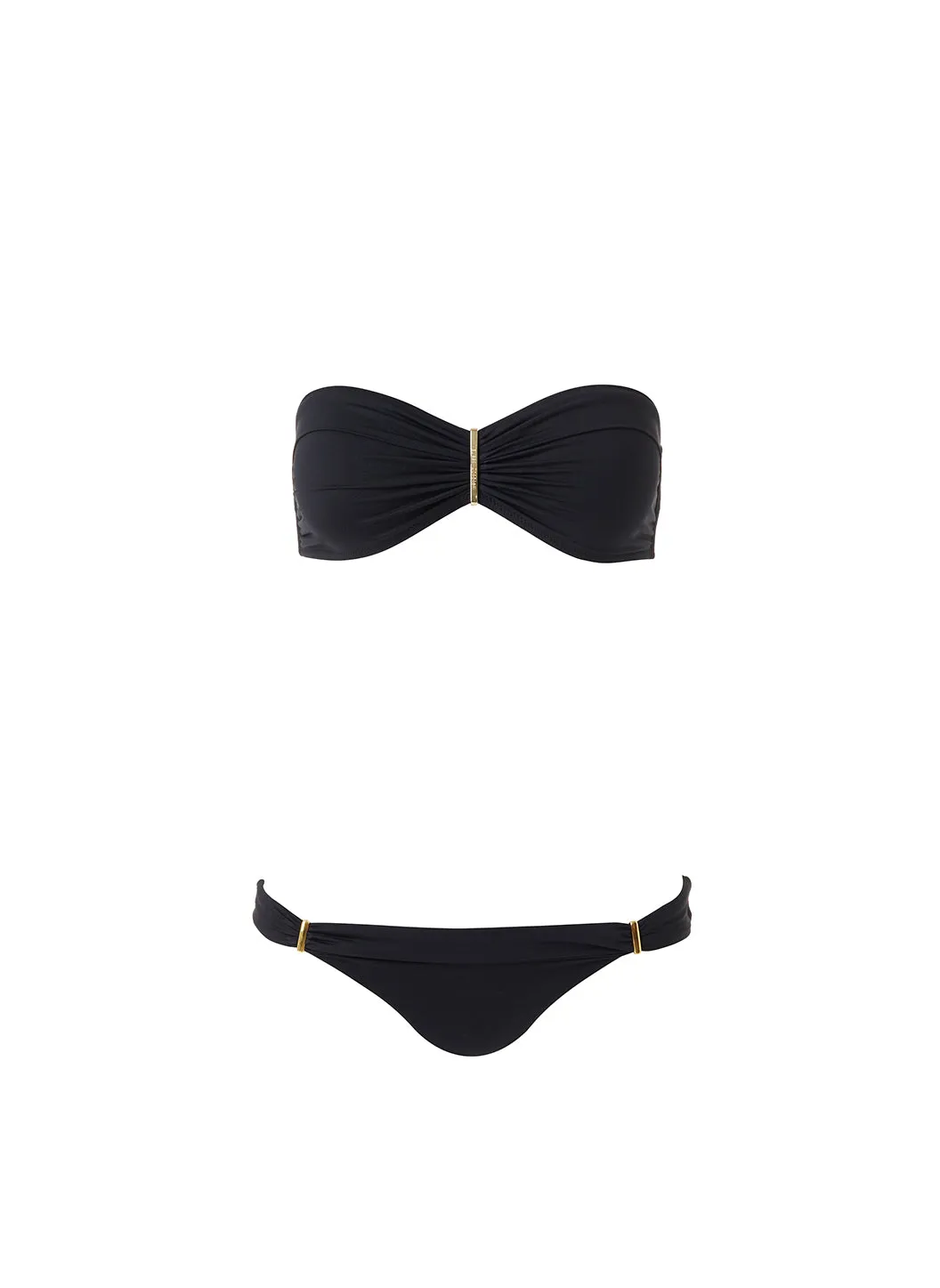 Positano Black Bikini Bottom sold by Melissa Odabash product image thumbnail 2