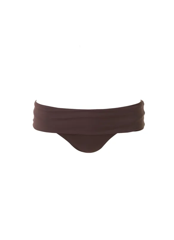 Provence Brown Bikini Bottom made by Melissa Odabash