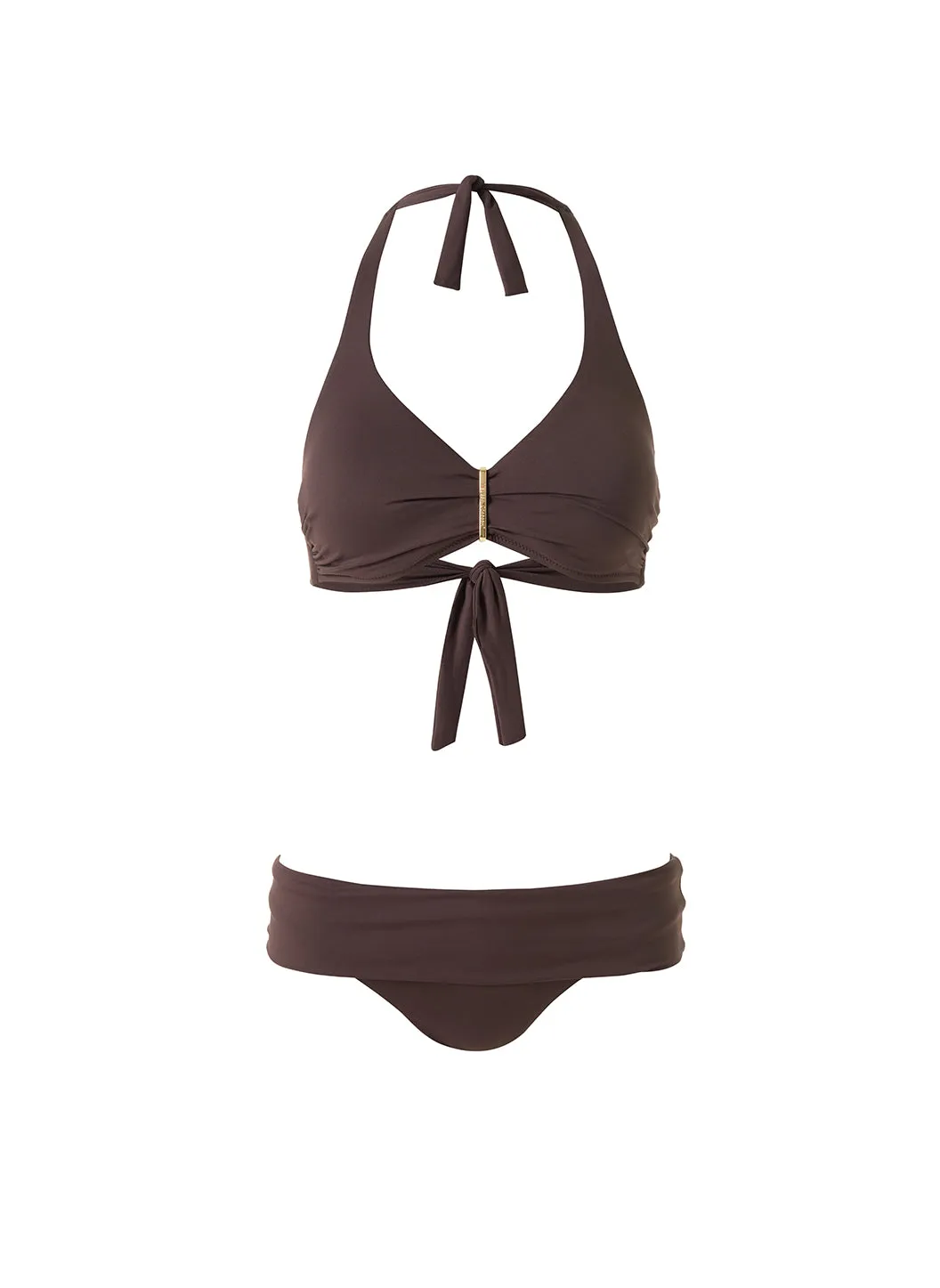 Provence Brown Bikini Bottom sold by Melissa Odabash product image thumbnail 2
