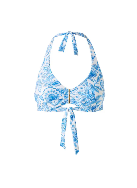 Provence Ceramic Bikini Top made by Melissa Odabash