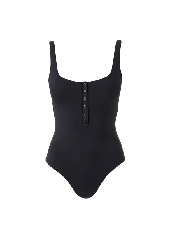 Taormina Black Swimsuit made by Melissa Odabash