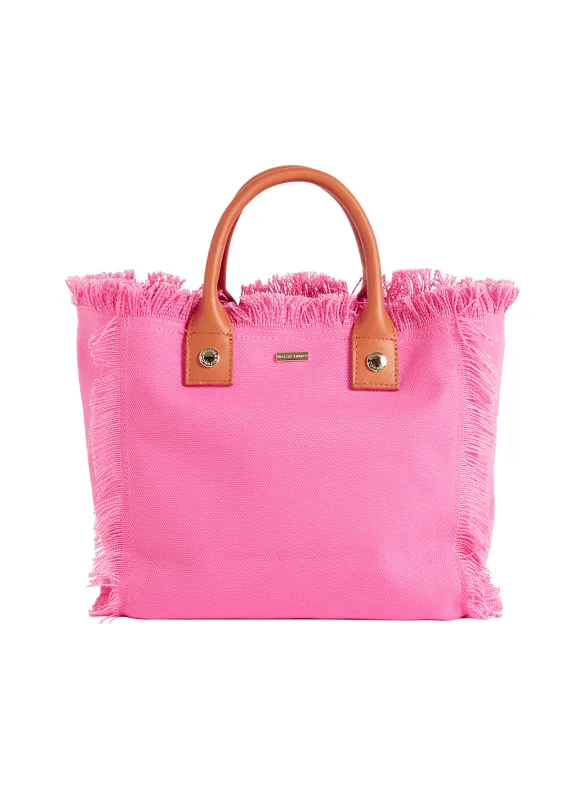 Porto Cervo Hot Pink Bag made by Melissa Odabash
