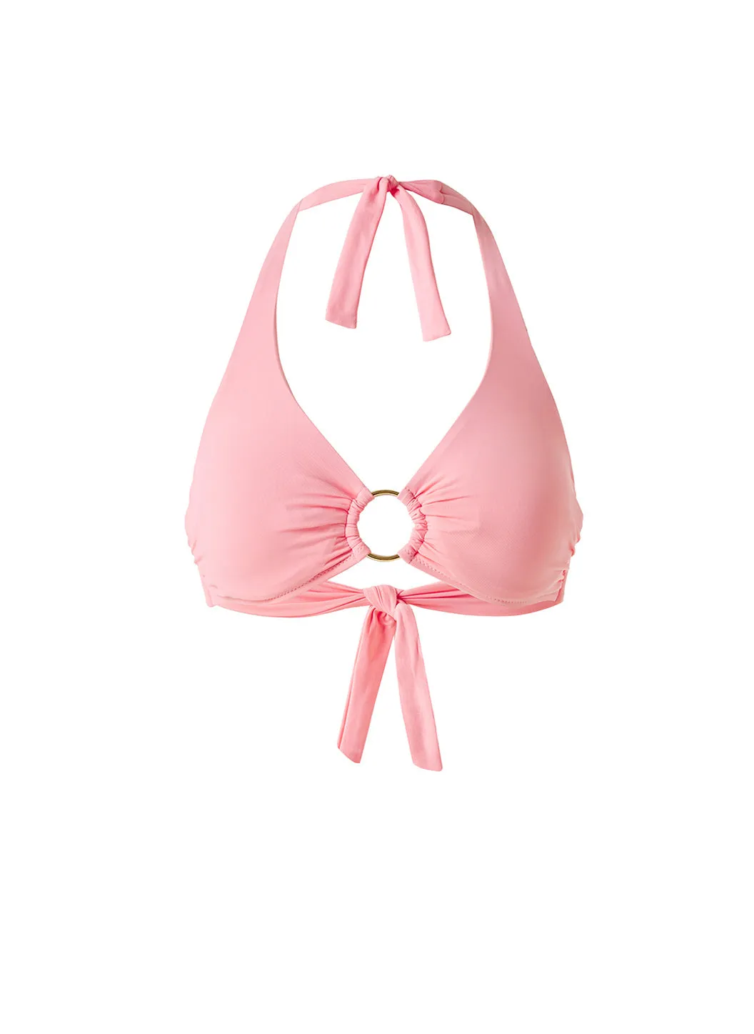 Brussels Rose Bikini Top sold by Melissa Odabash