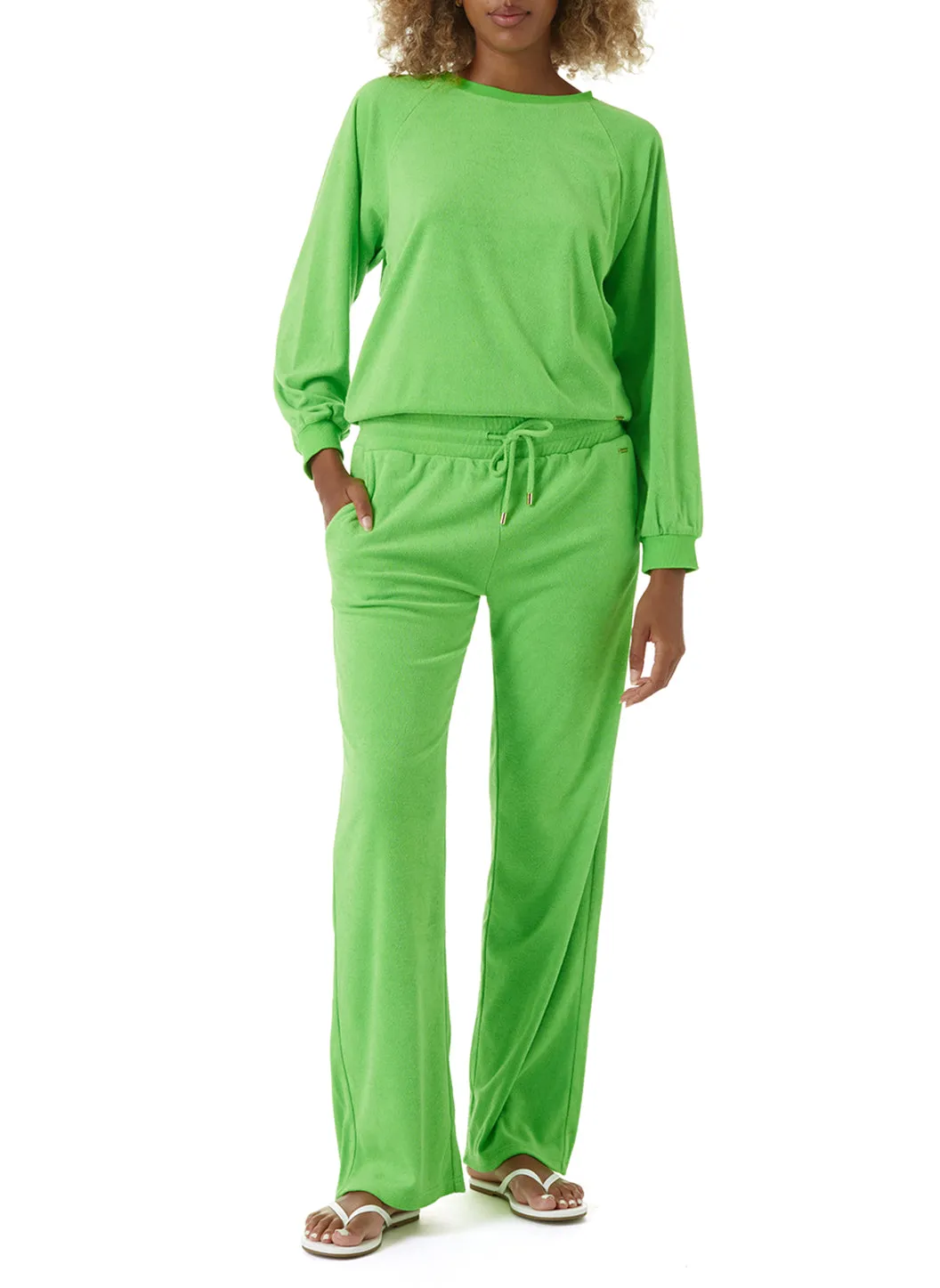 Betty Lime Trousers sold by Melissa Odabash product image thumbnail 3