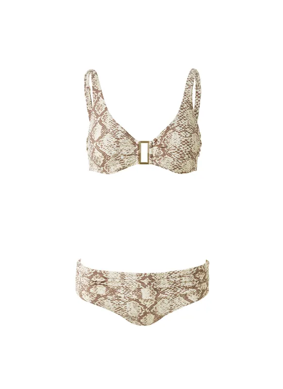 Bel Air Snake Bikini sold by Melissa Odabash