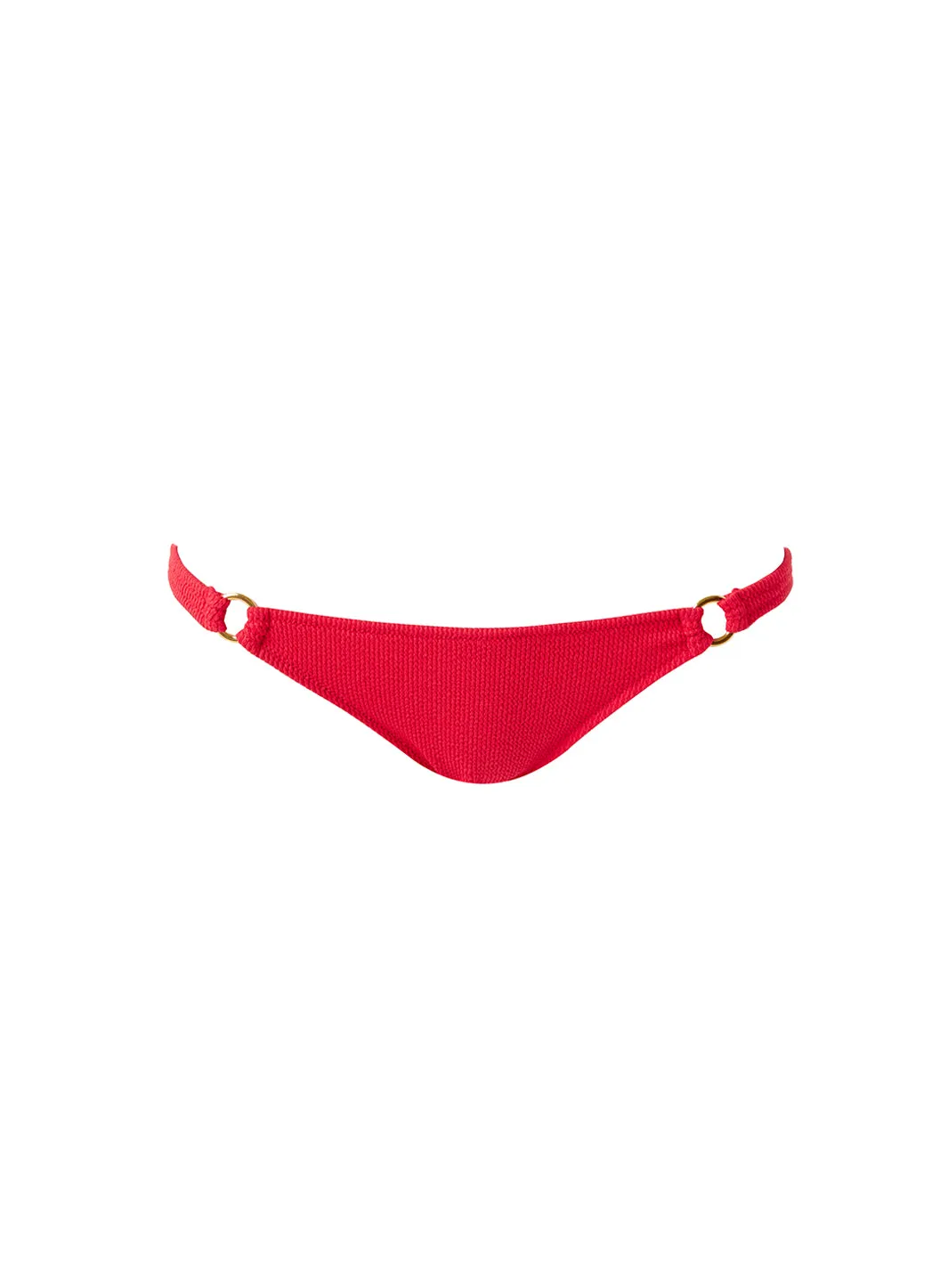 Bari Red Ridges Bikini Bottom sold by Melissa Odabash