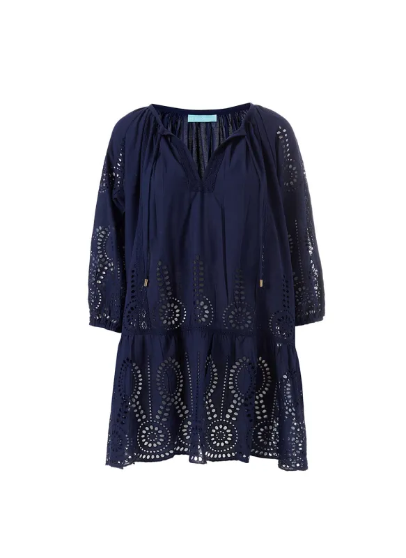 Ashley Navy Kaftan made by Melissa Odabash