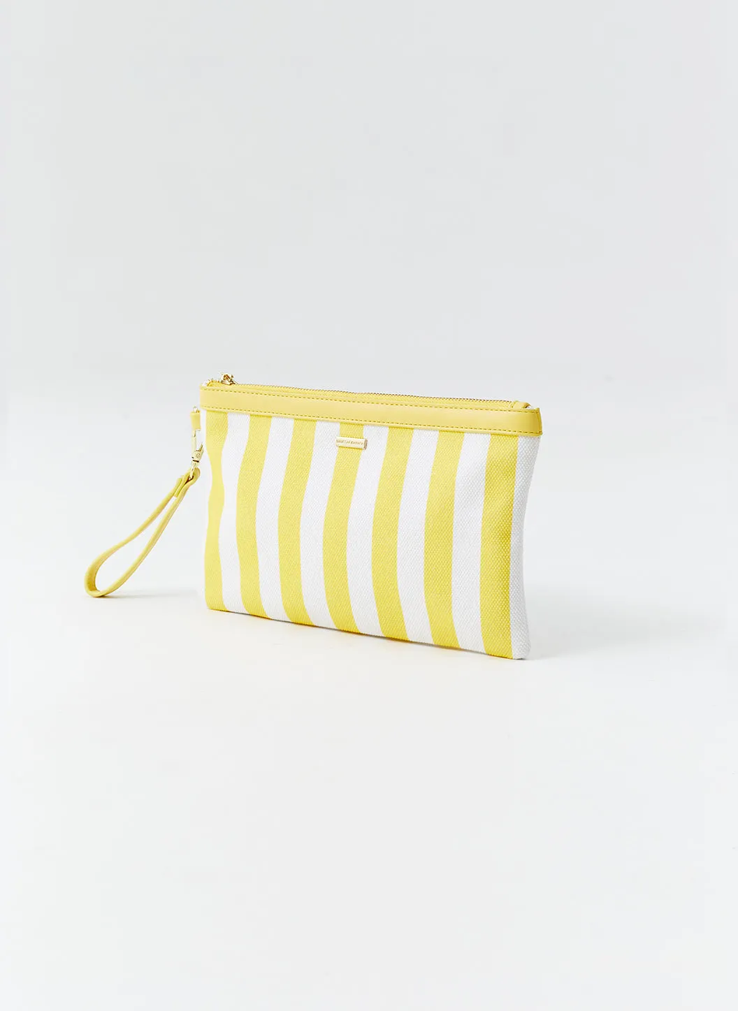 Capri Yellow Nautical Clutch sold by Melissa Odabash