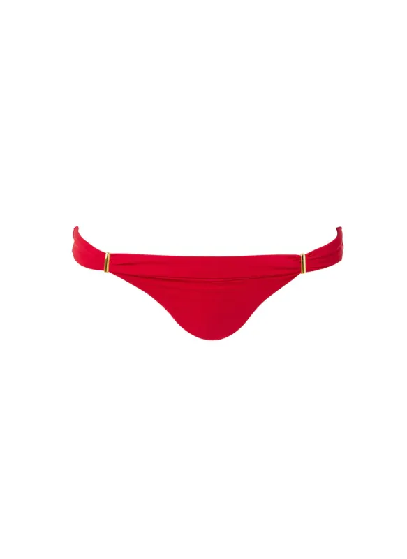 Positano Red Bikini Bottom sold by Melissa Odabash