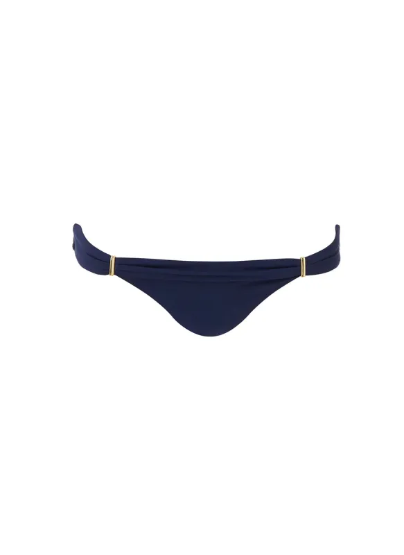 Positano Navy Bikini Bottom sold by Melissa Odabash