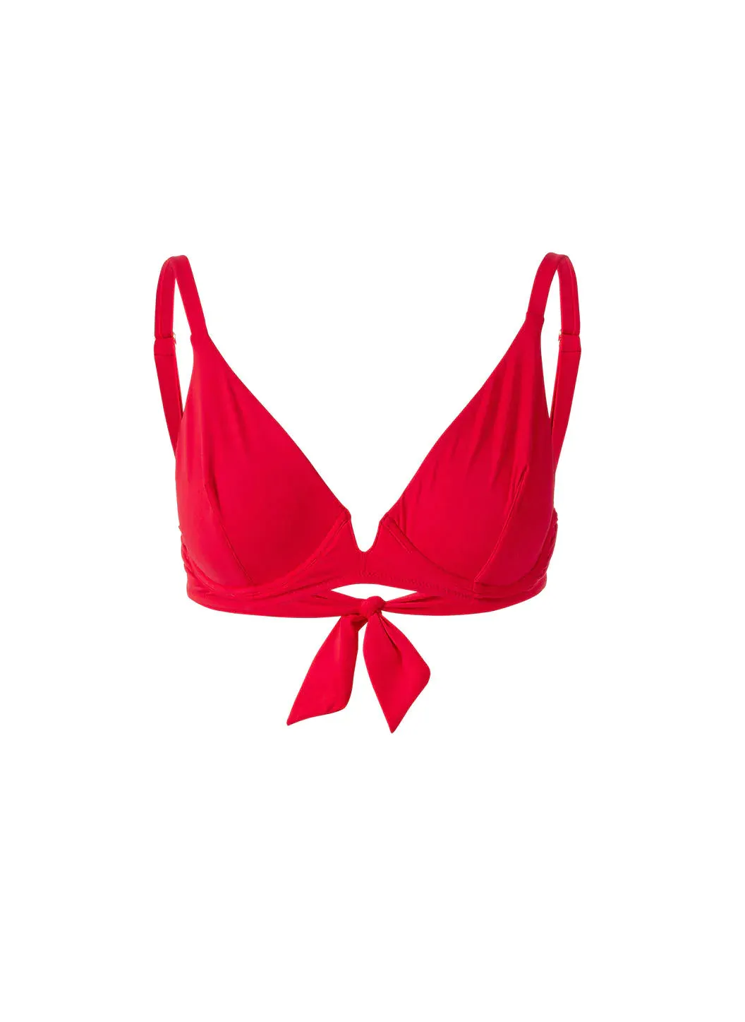 Palm Beach Red Bikini Top sold by Melissa Odabash