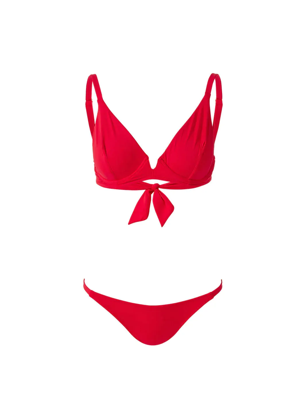Palm Beach Red Bikini Bottom sold by Melissa Odabash product image thumbnail 2