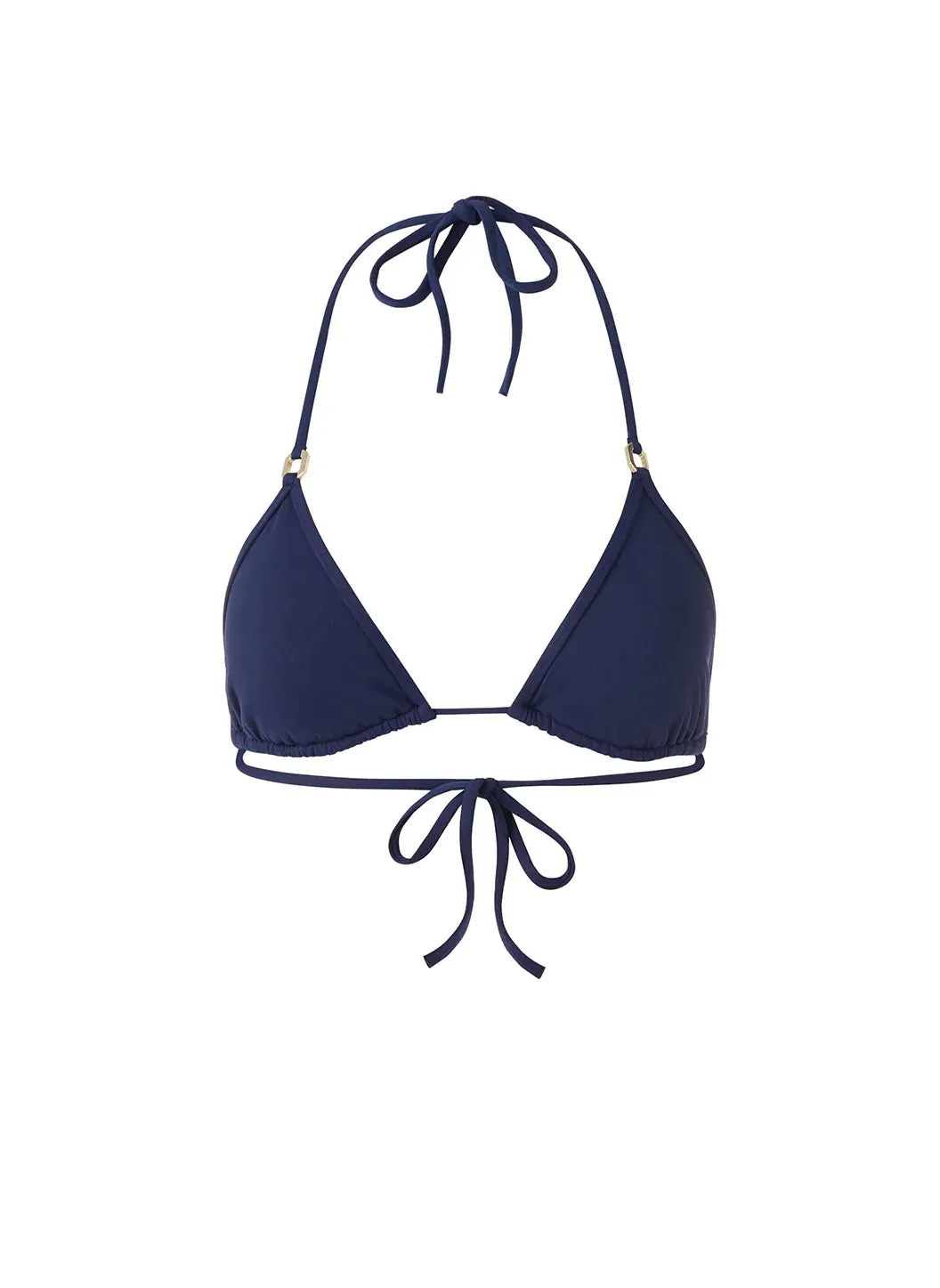 Malta Navy Bikini Top sold by Melissa Odabash
