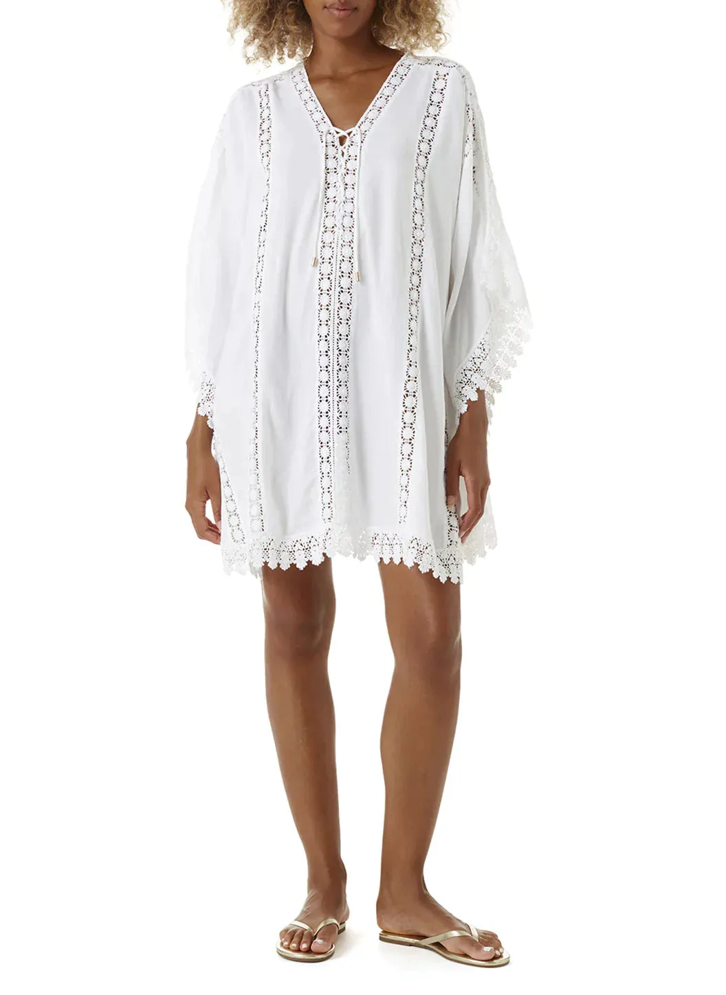 Cindy White Kaftan sold by Melissa Odabash product image thumbnail 3