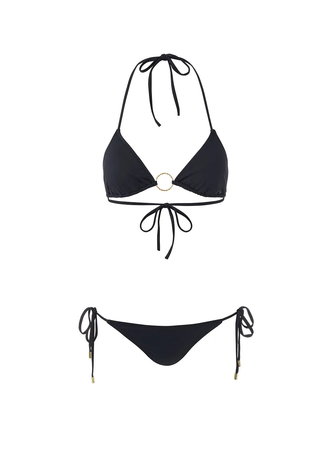 Miami Black Bikini Top sold by Melissa Odabash product image thumbnail 2