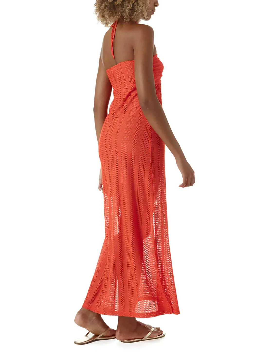 Mila Apricot Dress sold by Melissa Odabash product image thumbnail 4