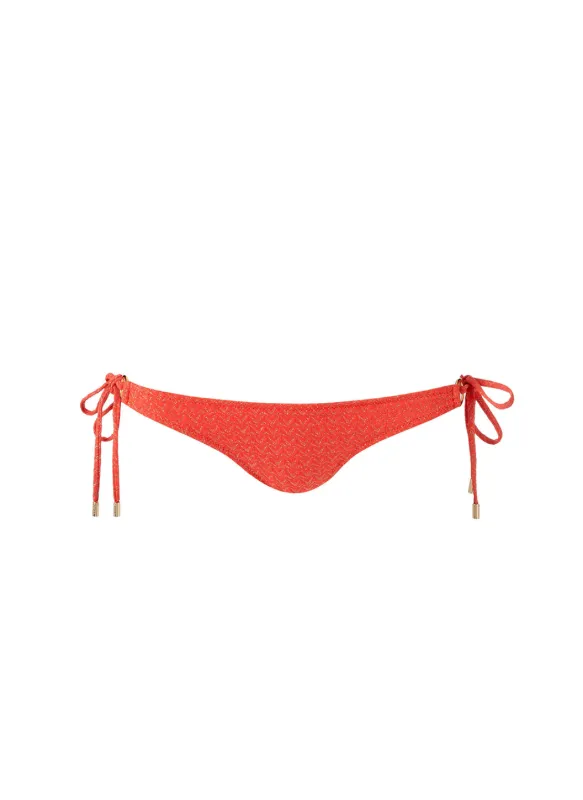 Venice Apricot Zigzag Bikini Bottom sold by Melissa Odabash