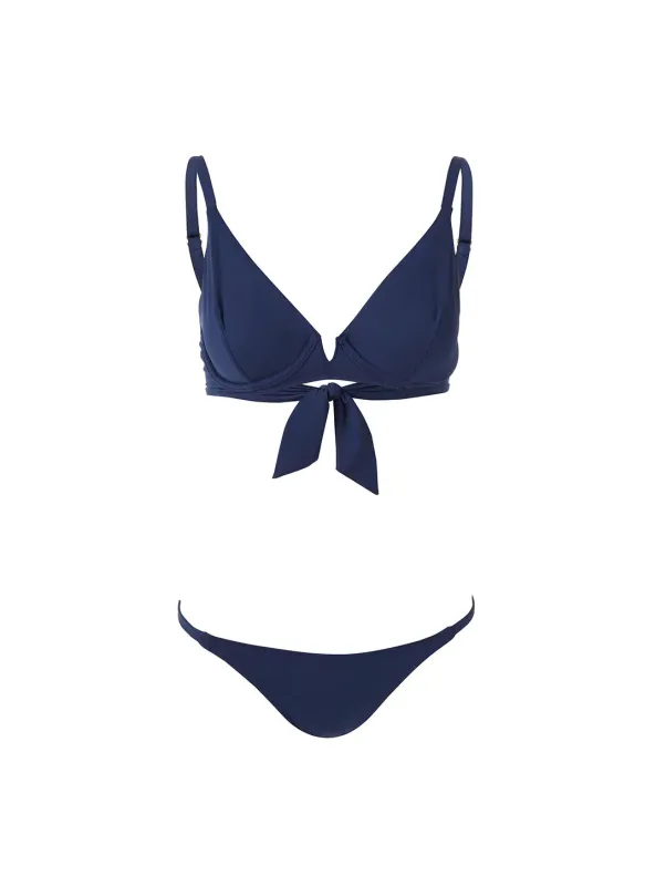 Palm Beach Navy Bikini made by Melissa Odabash