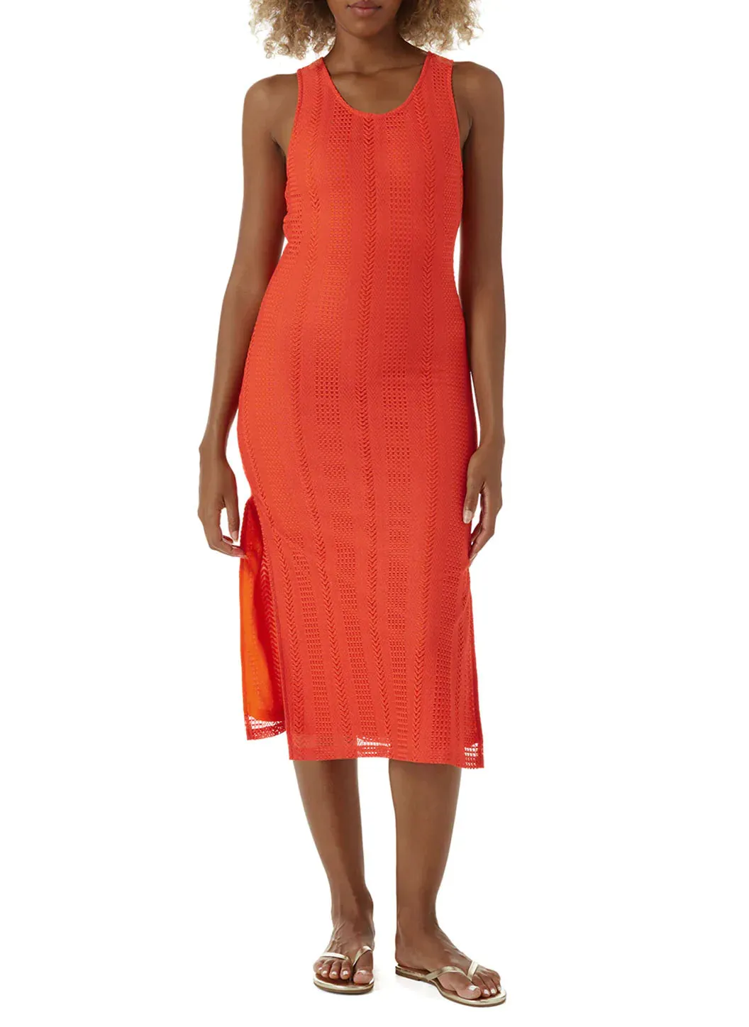 Hailey Apricot Dress sold by Melissa Odabash product image thumbnail 5