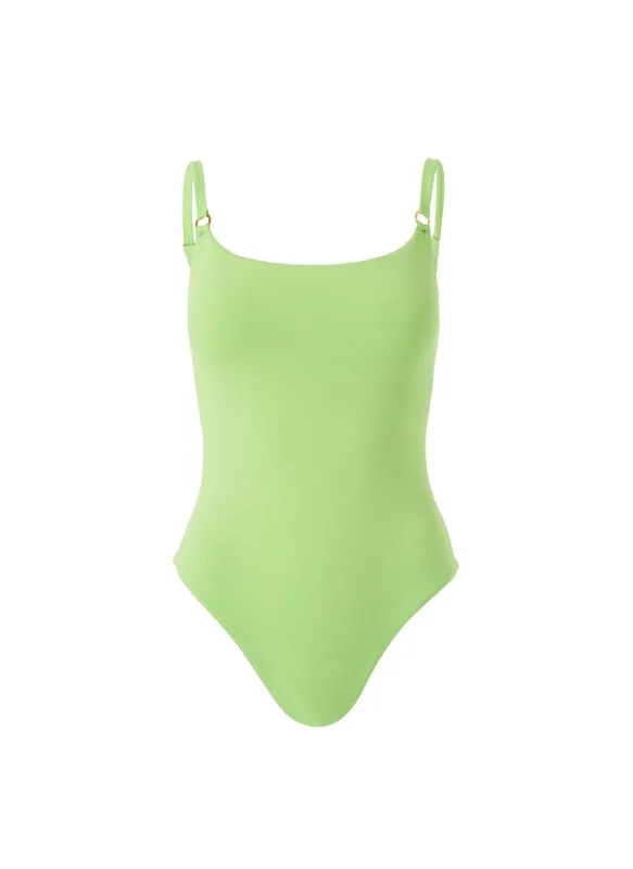 Tosca Lime Swimsuit made by Melissa Odabash