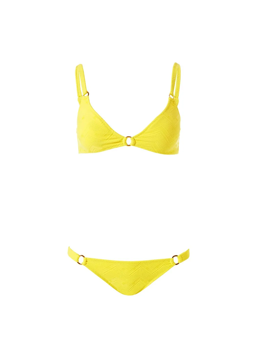 Montenegro Lemon Zigzag Bikini Top sold by Melissa Odabash product image thumbnail 2