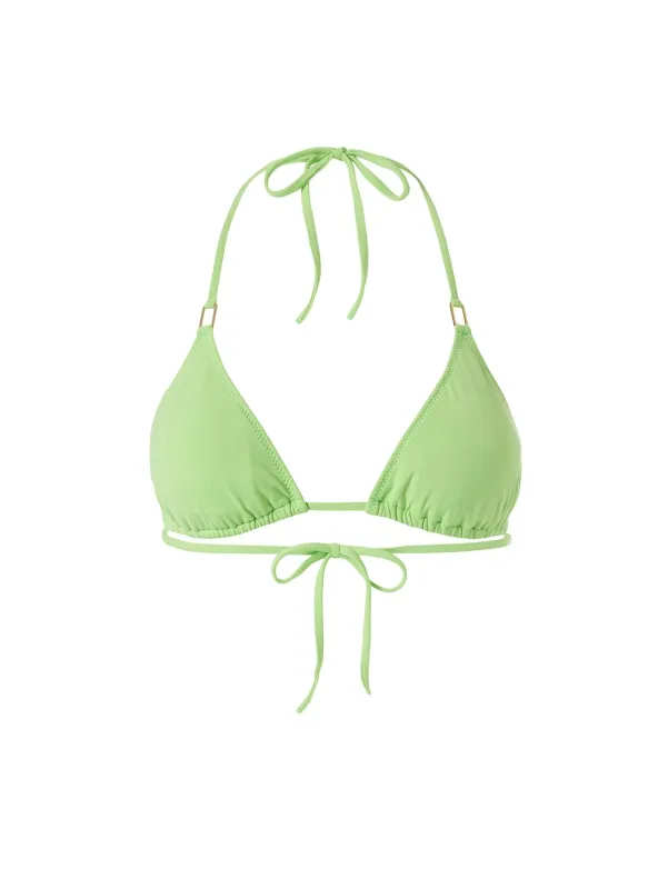 Cancun Lime Bikini Top made by Melissa Odabash