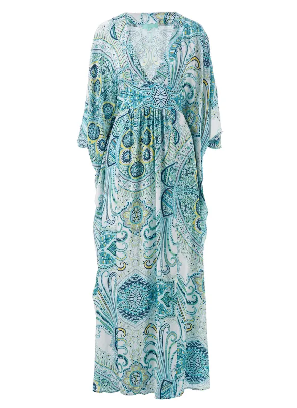 Gabriella Mirage Maxi Kaftan made by Melissa Odabash