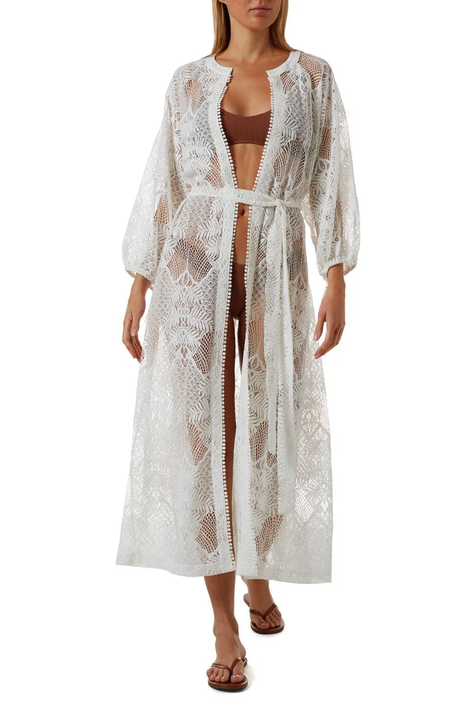 Yasmin White Kaftan sold by Melissa Odabash product image thumbnail 2