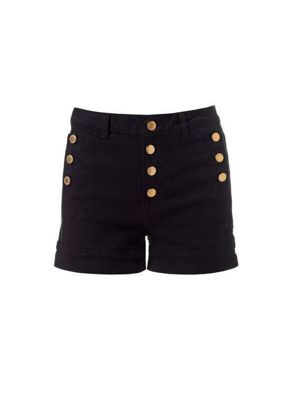 Yanni Black Shorts made by Melissa Odabash