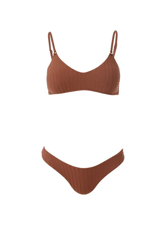 Vienna Coco Ribbed Bikini made by Melissa Odabash