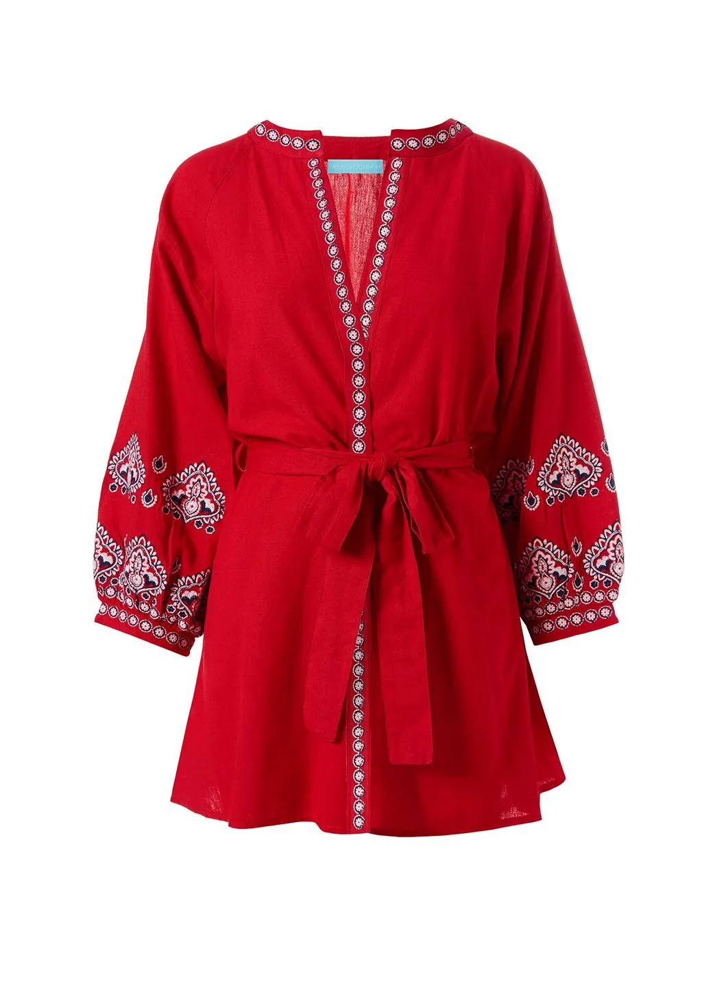 Tania Red Kaftan sold by Melissa Odabash