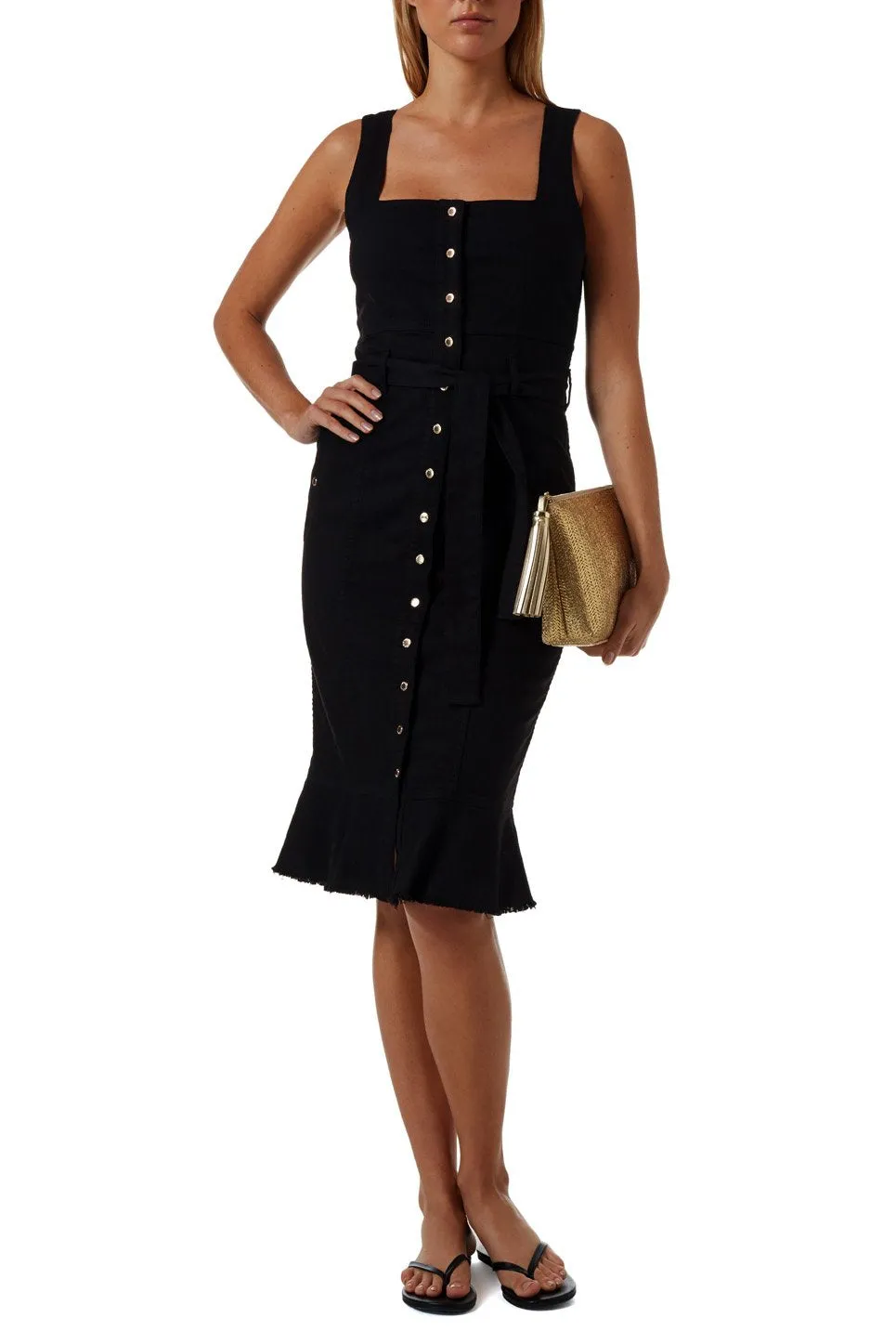 Ruby Black Dress sold by Melissa Odabash product image thumbnail 4